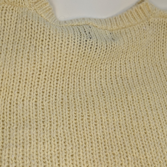 Vintage Sweater Shirt Sleeve Hand Knit Chelsea Place Size M Excellent Condition - Picture 10 of 11